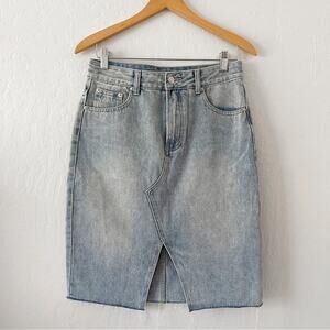 Glassons | Denim Midi Skirt